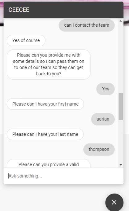 contact question