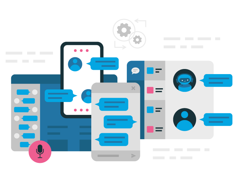 illustration of chatbot uses