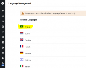Botpress Language Choice